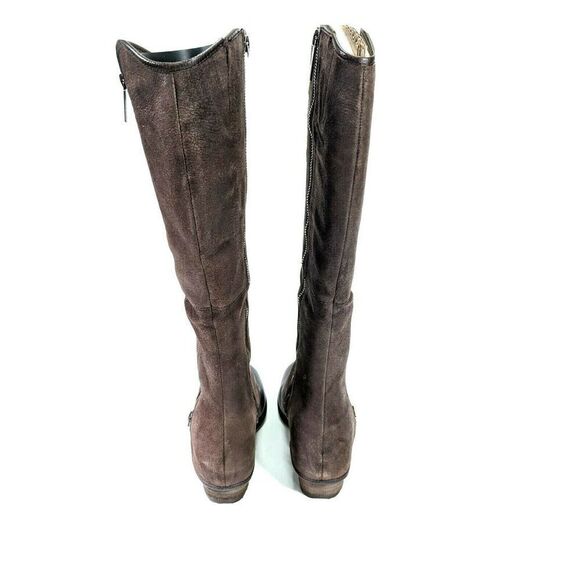 Donald J Pilner brown Riding Boots Western Tall Equestrian Couture New - Picture 3 of 12